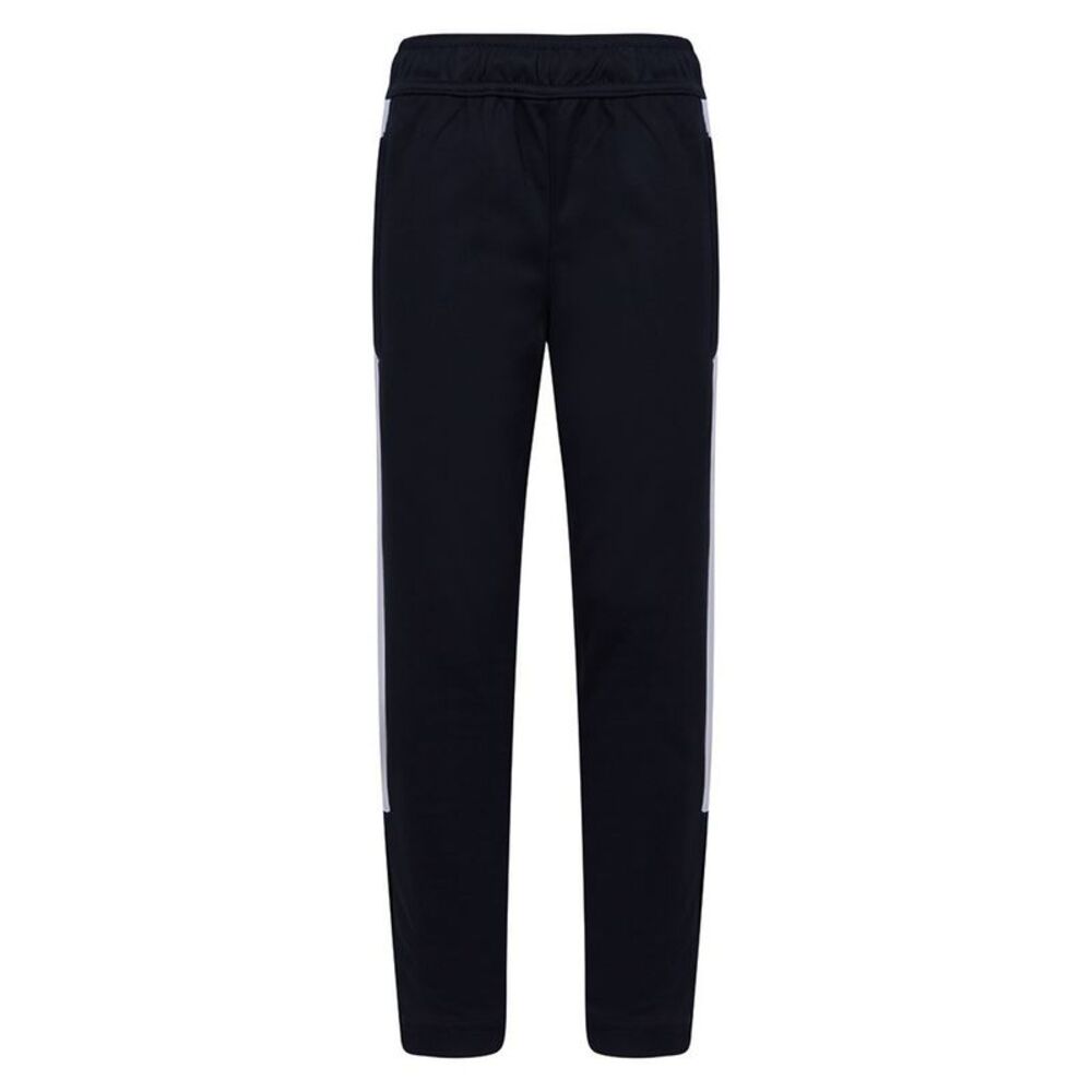 Finden & Hales Childrens/Kids Boys Knitted Tracksuit Pants / Black/White